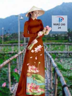 Vải Áo Dài Hoa Sen AD NVAD200 39